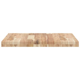 Piano Tavolo Quadrato 60x60x4 cm in Legno Massello di Acacia