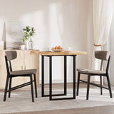 Piano Tavolo Quadrato 70x70x4 cm in Legno Massello di Acacia