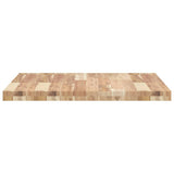 Piano Tavolo Quadrato 70x70x4 cm in Legno Massello di Acacia