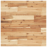 Piano Tavolo Quadrato 60x60x4 cm in Legno Massello di Acacia