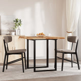 Piano Tavolo Quadrato 80x80x4 cm in Legno Massello di Acacia