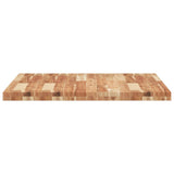 Piano Tavolo Quadrato 80x80x4 cm in Legno Massello di Acacia