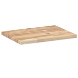 Piano per Tavolo 60x30x2 cm Rettangolare Legno Massello Acacia