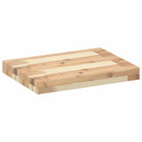 Piano per Tavolo 50x30x4cm Rettangolare Legno Massello Acacia