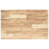 Piano Tavolo Rettangolare 100x50x4cm Legno Massello di Acacia