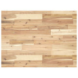 Piano Tavolo Rettangolare 80x60x4cm in Legno Massello di Acacia