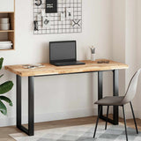 Piano Tavolo Rettangolare 120x60x4cm Legno Massello di Acacia