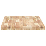 Piano Tavolo Rettangolare 140x60x4 cm Legno Massello di Acacia