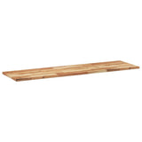 Piano Tavolo Rettangolare 120x40x2 cm Legno Massello di Acacia