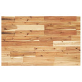 Piano Tavolo Rettangolare 100x50x2cm Legno Massello di Acacia