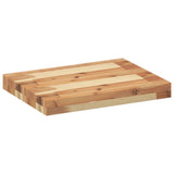 Piano per Tavolo 40x30x4 cm Rettangolare Legno Massello Acacia