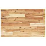 Piano Tavolo Rettangolare 80x50x4cm in Legno Massello di Acacia