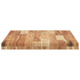 Piano Tavolo Rettangolare 140x50x4cm Legno Massello di Acacia