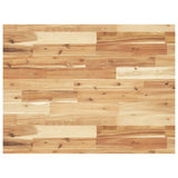 Piano Tavolo Rettangolare 80x60x4cm in Legno Massello di Acacia