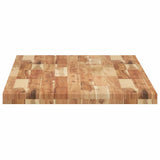 Piano Tavolo Rettangolare 120x60x4cm Legno Massello di Acacia