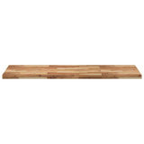 Piano Tavolo Rettangolare 140x60x4 cm Legno Massello di Acacia