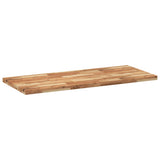 Piano Tavolo Rettangolare 140x60x4 cm Legno Massello di Acacia