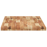Piano Tavolo Rettangolare 140x60x4 cm Legno Massello di Acacia