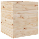Fioriera da Giardino 40x40x46 cm in Legno Massello di Pino