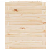 Fioriera da Giardino 40x40x46 cm in Legno Massello di Pino