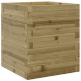 Fioriera da Giardino 40x40x46 cm in Legno di Pino Impregnato
