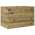 Fioriera da Giardino 70x40x46 cm in Legno di Pino Impregnato