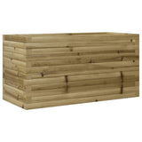 Fioriera da Giardino 90x40x46 cm in Legno di Pino Impregnato