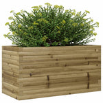 Fioriera da Giardino 90x40x46 cm in Legno di Pino Impregnato