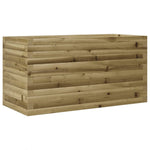 Fioriera da Giardino 90x40x46 cm in Legno di Pino Impregnato