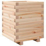 Fioriera da Giardino 40x40x49,5 cm in Legno Massello di Pino