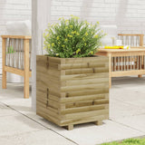 Fioriera da Giardino 40x40x49,5 cm in Legno di Pino Impregnato