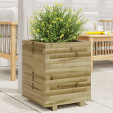 Fioriera da Giardino 40x40x49,5 cm in Legno di Pino Impregnato