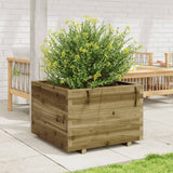 Fioriera da Giardino 70x70x49,5 cm in Legno di Pino Impregnato