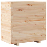 Fioriera da Giardino 70x40x72 cm in Legno Massello di Pino