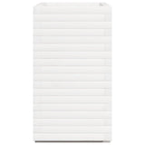 Fioriera da Giardino Bianca 70x40x72 cm Legno Massello di Pino