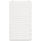 Fioriera da Giardino Bianca 90x40x72 cm Legno Massello di Pino