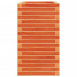 Fioriera Giardino Marrone Cera 110x40x72 cm Legno Massello Pino