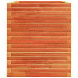 Fioriera Giardino Marrone Cera 110x60x72 cm Legno Massello Pino