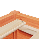 Letto con Materasso Marrone Cera 140x190cm Legno Massello Pino