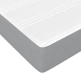 Letto con Materasso Bianco 90x190 cm in Legno Massello di Pino