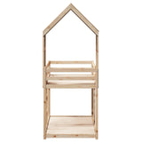 Letto a Castello senza Materasso 90x190 cm Legno di Pino