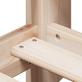 Letto a Castello senza Materasso 90x190 cm Legno di Pino