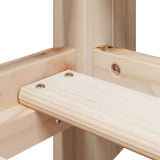 Letto a Castello senza Materasso 90x190 cm Legno di Pino