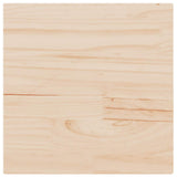 Piano per Tavolo 50x50x2,5 cm Quadrato Legno Massello di Pino