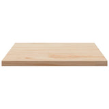 Piano per Tavolo 50x50x2,5 cm Quadrato Legno Massello di Pino