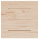 Piano per Tavolo 50x50x2,5 cm Quadrato Legno Massello di Pino