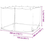Zanzariera 156 Rete Bianca 300x300x200 cm