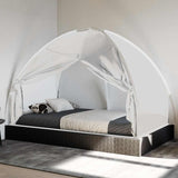 Zanzariera Mongolia con Porte 220 Rete Bianco 200x120x130 cm