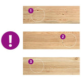 Gradini 8 pz 80x25x2 cm in Rovere Massello Non Trattato
