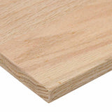 Gradini 12 pz 100x25x2 cm in Rovere Massello Non Trattato